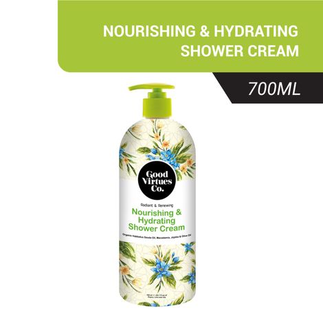 Buy Good Virtues Co Nourishing & Hydrating Shower Cream - 700ml-Purplle