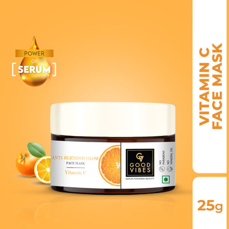 Buy Good Vibes Anti-Blemish Glow Vitamin C Face Mask (25 gm)-Purplle