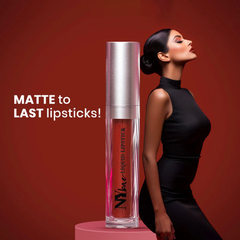 NY Bae Confessions Lipstick | Free Lip Gloss| Moisturizing | Long Lasting |  Brown & Nude Lipstick Shades Combo | Pack of 3 (11.8 ml)