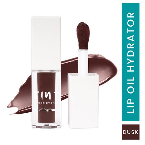 Buy Tint Cosmetics Dusk Lip Oil, Chocolate Brown, 6ml-Purplle