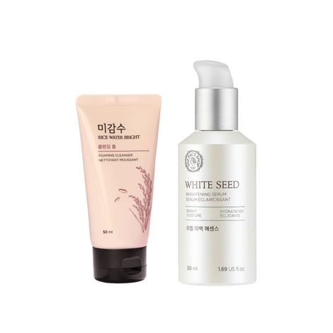 Buy The Face Shop 2 Step White Seed Brightening Combo - 220 gm-Purplle