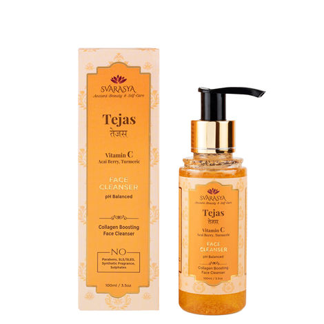 Buy Svarasya Tejas Vitamin C Natural Face Cleanser 100 ml-Purplle