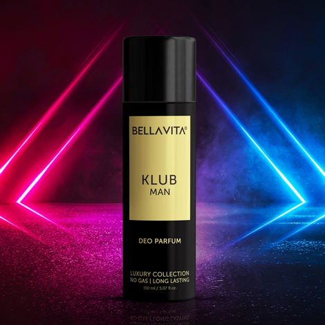Buy Bella Vita KLUB MAN DEO PARFUM (150 ml) | deodorant for men | gift for men-Purplle