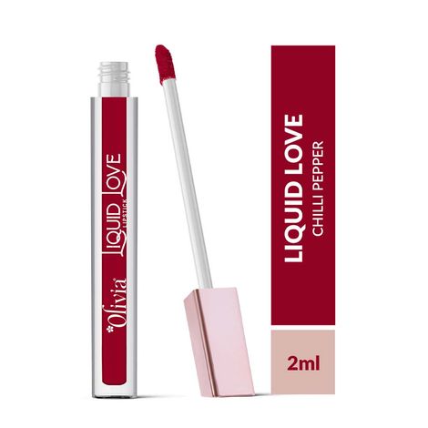 Buy Olivia Liquid Love LipstickChilli Pepper 3 - 2 ml-Purplle