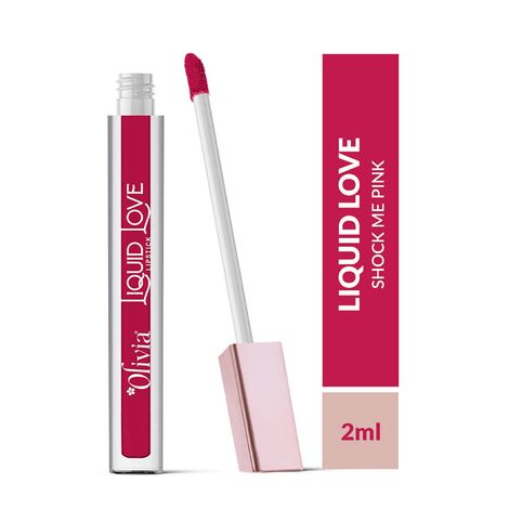 Buy Olivia Liquid Love LipstickShock me Pink 7 - 2 ml-Purplle