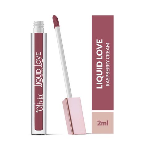 Buy Olivia Liquid Love LipstickRasberry Cream 10 - 2 ml-Purplle