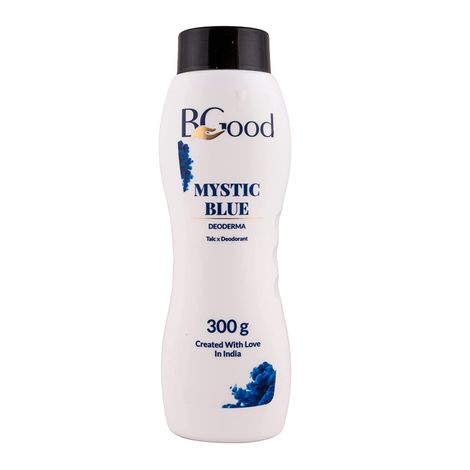 Buy BGood| Body & Face Talcum Powder for Men & Women| Mystic Blue Fragrance - 300gm-Purplle