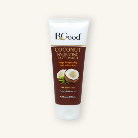 Buy BGood| Coconut Hydrating Face Wash - 100ml| Paraben Free Face Wash, Coconut Hydrating Facewash for Women & Men for All Skin Type| Hydrating Face Wash, All Skin Type Skin Cleanser Face Wash-Purplle