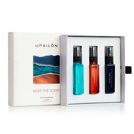 Buy Upsilon Trial Pack Eau De Perfume For Men | 24 ml (8ml Each)-Purplle