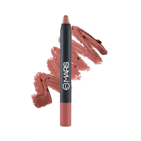 Buy MARS Long Lasting Won't Smudge Won't Budge Lip Crayon with Matte Finish - Berry Brave| 3.5g-Purplle