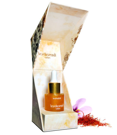 Buy TruHabit Kumkumadi Tailam Face Oil (30ml) Kumkumadi Face Oil for Glowing Skin with Saffron & 24k Gold Bhasma; Kumkumadi Oil Serum for Face Glowing and Whitening; Kumkumadi Tailam for Face & Dull Skin-Purplle
