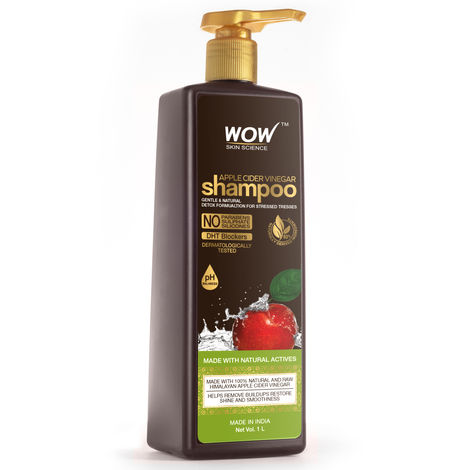 Buy WOW Skin Science Apple Cider Vinegar Shampoo - 1000 mL-Purplle