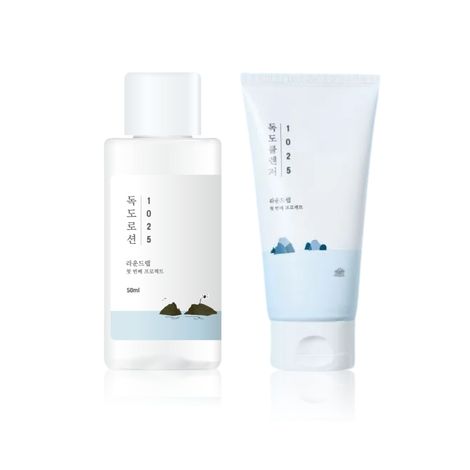 Buy Round Lab - Mini Cleanser & Lotion Combo | Dokdo Cleanser (40ml) and Dokdo Lotion (50ml)-Purplle