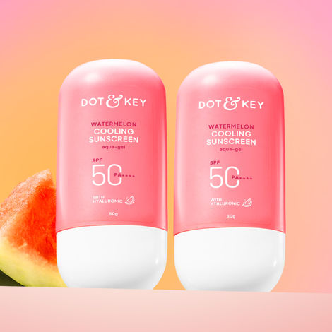 Buy Dot & Key Bestselling Watermelon SPF 50 PA+++ Cooling Sunscreen Duo - 100 gms-Purplle