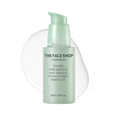 Buy The Face Shop Tea Tree Pore Ampoule with IP- BHA, PHA & Hyaluronic Acid, face serum that minimizes pores in 4 weeks 30 ml-Purplle
