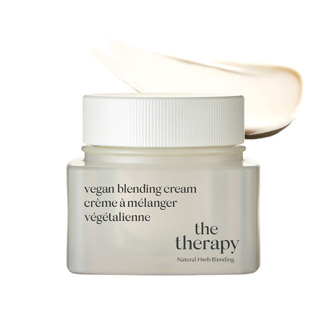 Buy The Face Shop The Therapy Vegan Blending Cream, Organic Vegan 2 in 1 gel & cream based anti aging cream 60 ml-Purplle