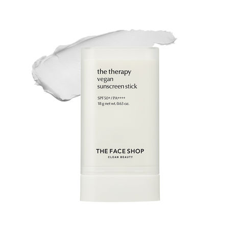 Buy The Face Shop The Therapy Sunscreen Stick SPF50+ PA++++, Water Resistant, UVA/B Protection 18 gm-Purplle