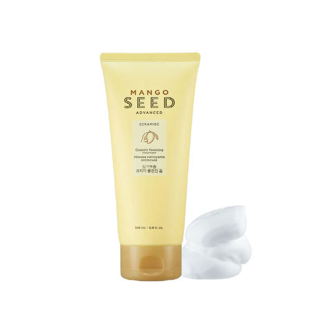 Buy The Face Shop Mango Seed Creamy Foaming Cleanser 150 ml-Purplle