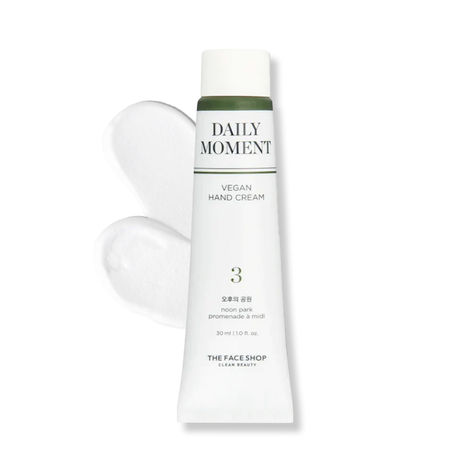 Buy The Face Shop The Face Shop Daily Moment Vegan Hand Cream - Noon Park with Hyaluronic Acid & Shea Butter, Non-Greasy hand care cream 30 ml-Purplle