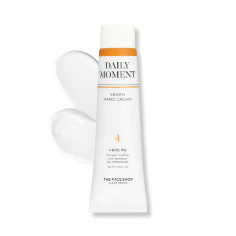 Buy The Face Shop The Face Shop Daily Moment Vegan Hand Cream - Sunset Rooftop with Hyaluronic Acid & Shea Butter, Non-Greasy hand care cream 30 ml-Purplle