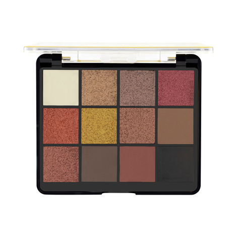 Buy MARS Firefly Makeup Kit with 12 Eyeshadows,Highlighter, Blusher and Bronzer| Highly Pigmented | Free Applicator & Mirror | Eye and Face Palette for Women (26 gm) (Shade-2)-Purplle