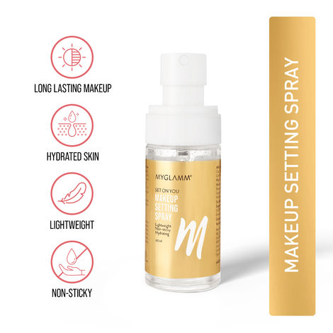 Buy MyGlamm Set On You Setting Spray - 60 ml-Purplle