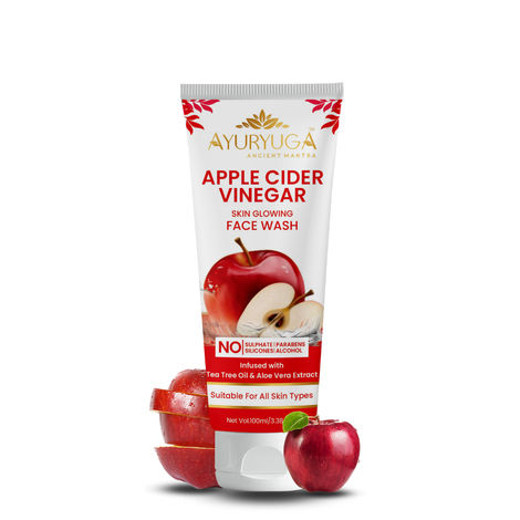 Buy AyurYuga Apple Cider Vinegar Face Wash 100 ml-Purplle