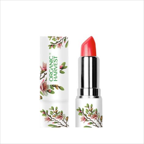 Buy Organic Harvest Moisture Matte Lipstick - Cherry Red, 4 gm-Purplle