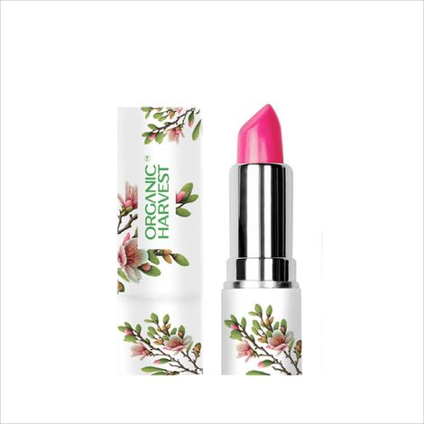 Buy Organic Harvest Moisture Matte Lipstick - Pink Peony, 4 gm-Purplle