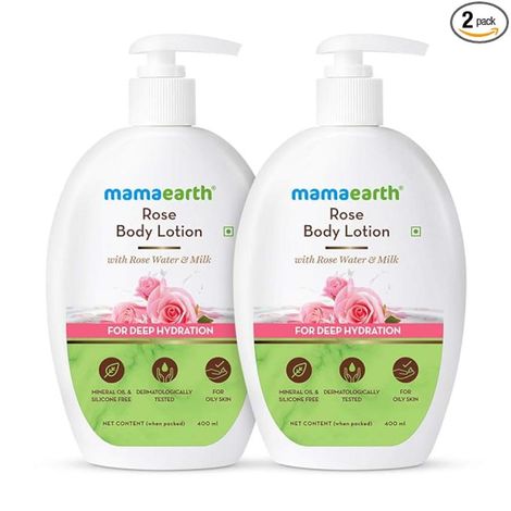 Buy Mamaearth Rose Body Lotion - Pack of 2-Purplle