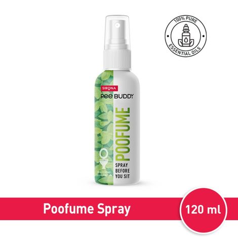 Buy PeeBuddy PooFume | For odour-free poop experience | Made with 100% Mint Essential Oil | Alcohol-free | Aerosol-free | No harsh chemicals-Purplle
