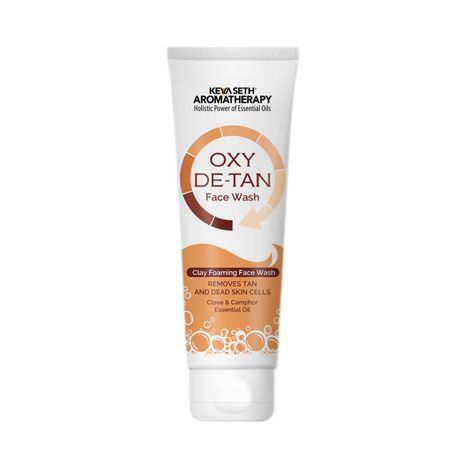 Buy Keya Seth Aromatherapy Oxy De Tan Clay Foaming Facewash with Clove & Camphor oil Removes Tan Face Wash 100 ml-Purplle