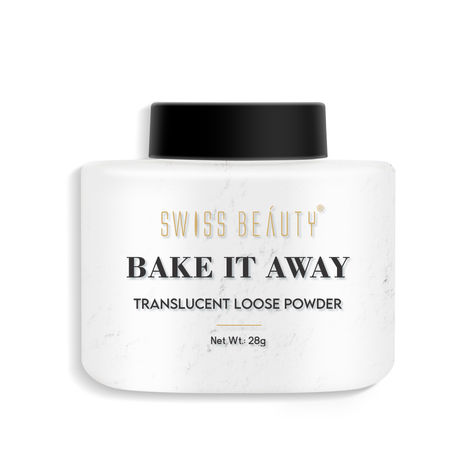 Buy Swiss Beauty Bake It Away Loose Powder Translucent Powder 02 - 28gm-Purplle