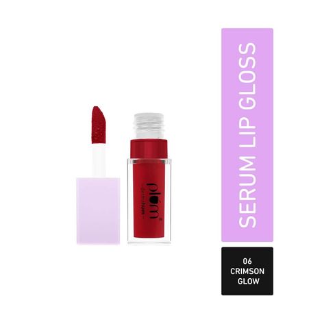 Buy Plum Keep It Glossy Serum Lip Gloss | Luminous Finish | Highly Pigmented | 06 Crimson Glow-Purplle