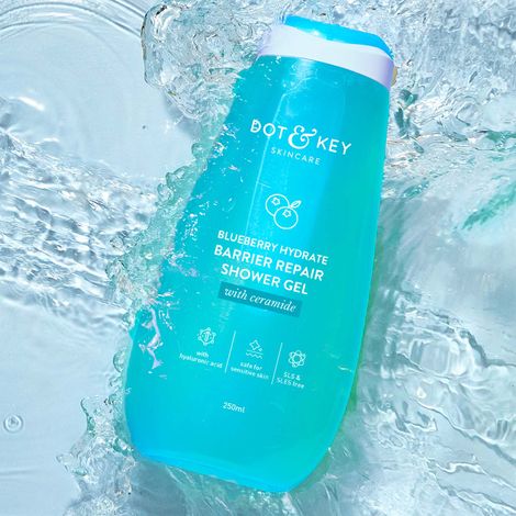 Buy Dot & Key Blueberry Hydrate Barrier Repair Shower Gel 250 ml-Purplle