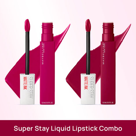 Buy Maybelline New York Super Stay Matte Ink Liquid Lipstick, 120 Artist, 5 gm + 115 Founder 5 gm-Purplle