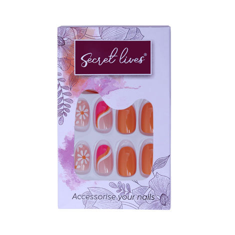 Buy Secret Lives Multi Color Stripes 24 Pcs-Purplle