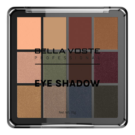 Buy Bella Voste Professional Eyeshadow - 12 in 1 Mesmerizing Colors Palette | Nude , Matte , Shimmer | Rich Colour | High Pigmentation - BVES103 (15 g)-Purplle