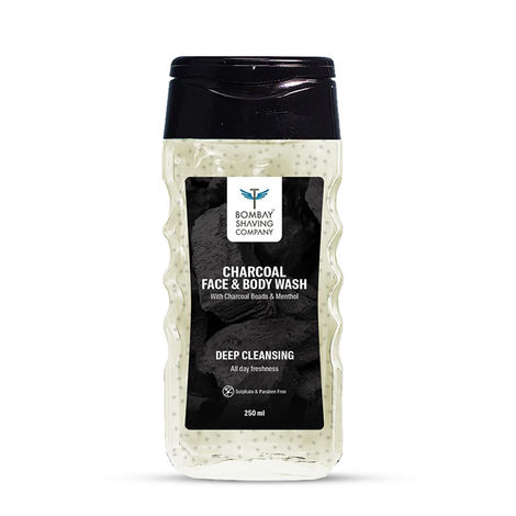 Buy Bombay Shaving Company Charcoal Face & Body Wash | 250 gm-Purplle