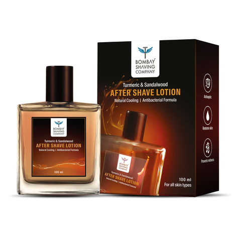 Buy Bombay Shaving Company After Shave Lotion with Turmeric and Sandalwood, 100ml (Atomizer)-Purplle