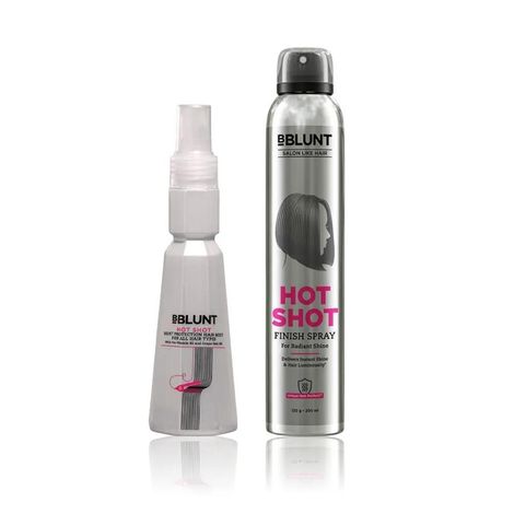Buy BBlunt Hot Shot Stylist In a Bottle Combo of 2-Purplle