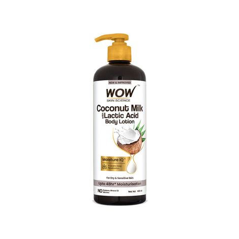 Buy WOW Skin Science Coconut Milk & Argan Oil Body Lotion for Deep Hydration - Normal To Dry Skin - 400 ml-Purplle