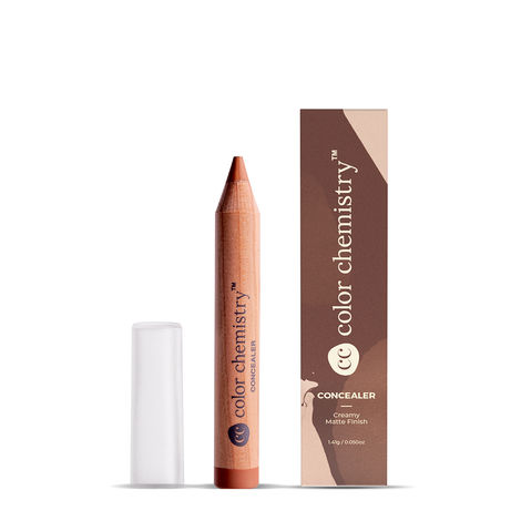 Buy Color Chemistry Cream Concealer, Matte Finish, Lightweight, Buildable Coverage - Certified Organic (1.41 g) Almond CO06-Purplle