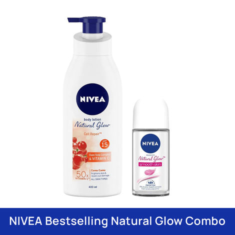 Buy Nivea Even Tone & Underarm Care Combo With Body Lotions & Deo Roll On-Purplle