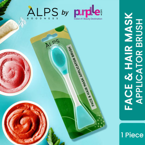 Buy Alps Goodness Face & Hair Mask Applicator Brush | Soft Brush | with Spatula 1 Pc-Purplle