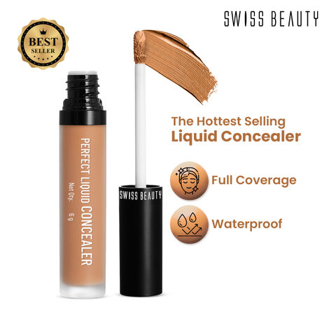 Buy Swiss beauty Liquid concealer- Warm Sand (6 gm)-Purplle
