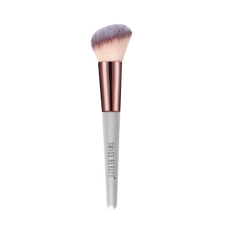Buy Swiss Beauty ANGLED Blusher Brush - 1 Pc-Purplle