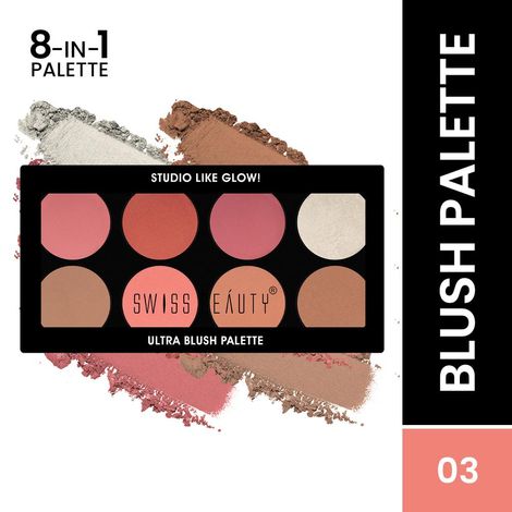 Buy Swiss Beauty Ultra Blush Palette 3(16 gm)-Purplle
