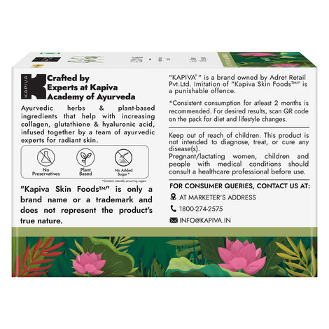 Kapiva Skin Foods Glow Mix, Ayurvedic Beauty Supplement for Healthy & Glowing Skin, Rose Flavour 150 g