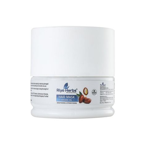 Buy Riyo Herbs Argan Oil Hair Mask With Shea Butter For Frizzy Free & glossy hair, 200 gm-Purplle